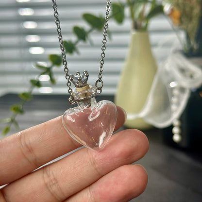 [Christmas Gift] Refillable Heart Perfume Necklace-Romantic Christmas Gift for Girlfriend | Viral Scent