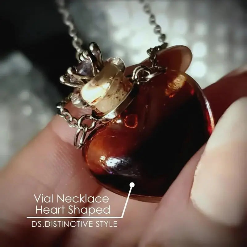 [Christmas Gift] Refillable Heart Perfume Necklace-Romantic Christmas Gift for Girlfriend | Viral Scent