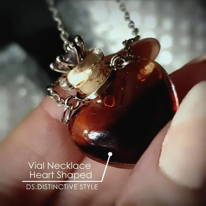 [Christmas Gift] Refillable Heart Perfume Necklace-Romantic Christmas Gift for Girlfriend | Viral Scent