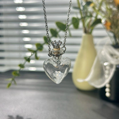 [Christmas Gift] Refillable Heart Perfume Necklace-Romantic Christmas Gift for Girlfriend | Viral Scent