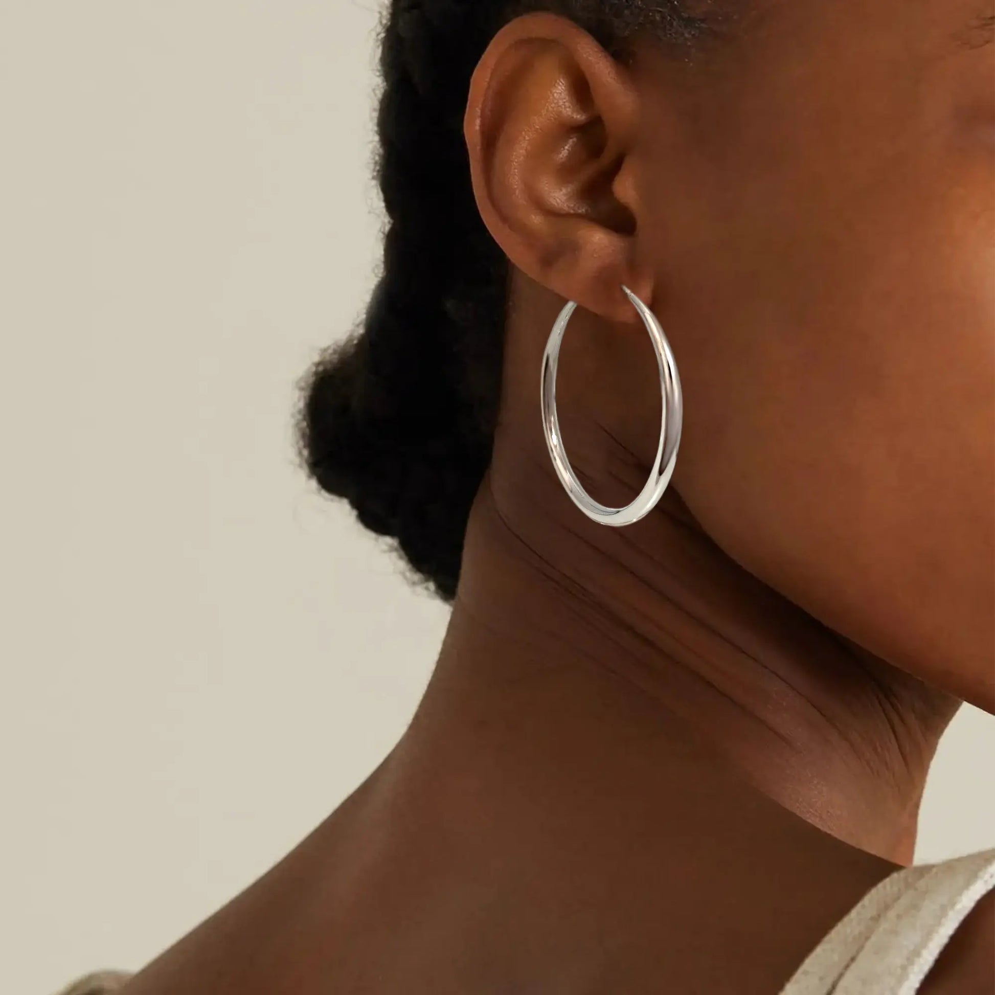 GANIA Hypoallergenic Stainless Steel Gold and Silver Hoop Earrings Set for Women - Lightweight Daily Wear in Various Sizes (30mm, 40mm, 50mm, 60mm) - Perfect Gift for Girlfriend, Wife, or Mom
