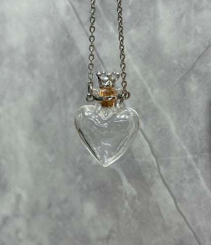 [Christmas Gift] Refillable Heart Perfume Necklace-Romantic Christmas Gift for Girlfriend | Viral Scent